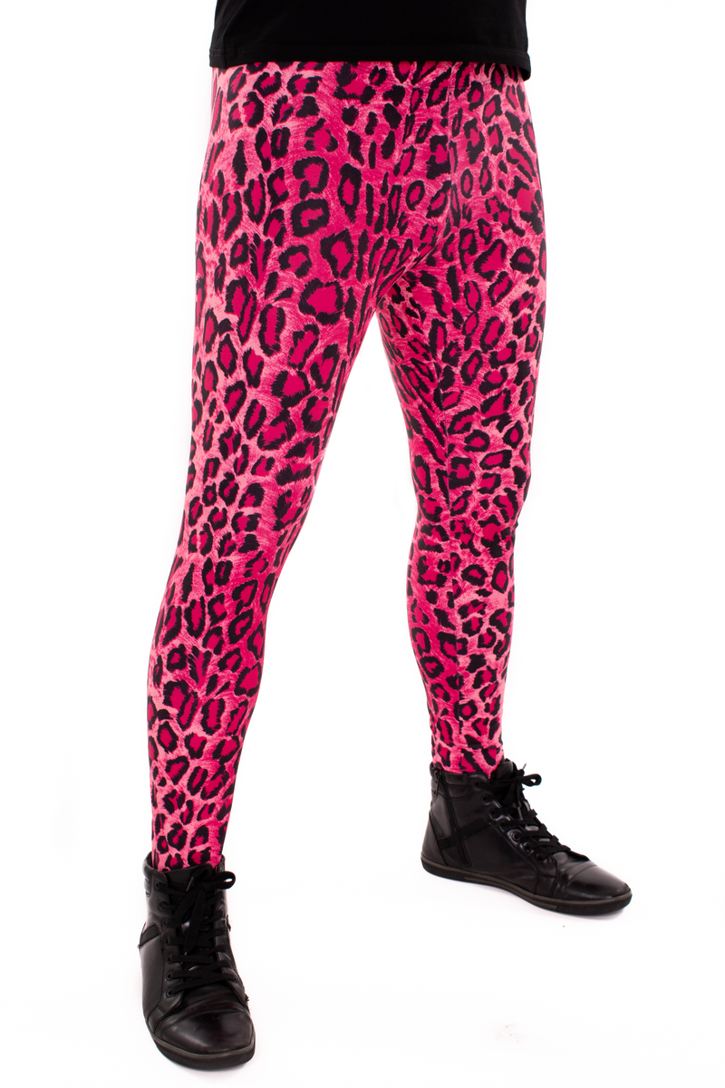 Mens sales leopard leggings
